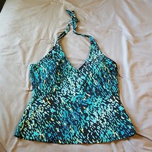 Halter Neck Tankini Top